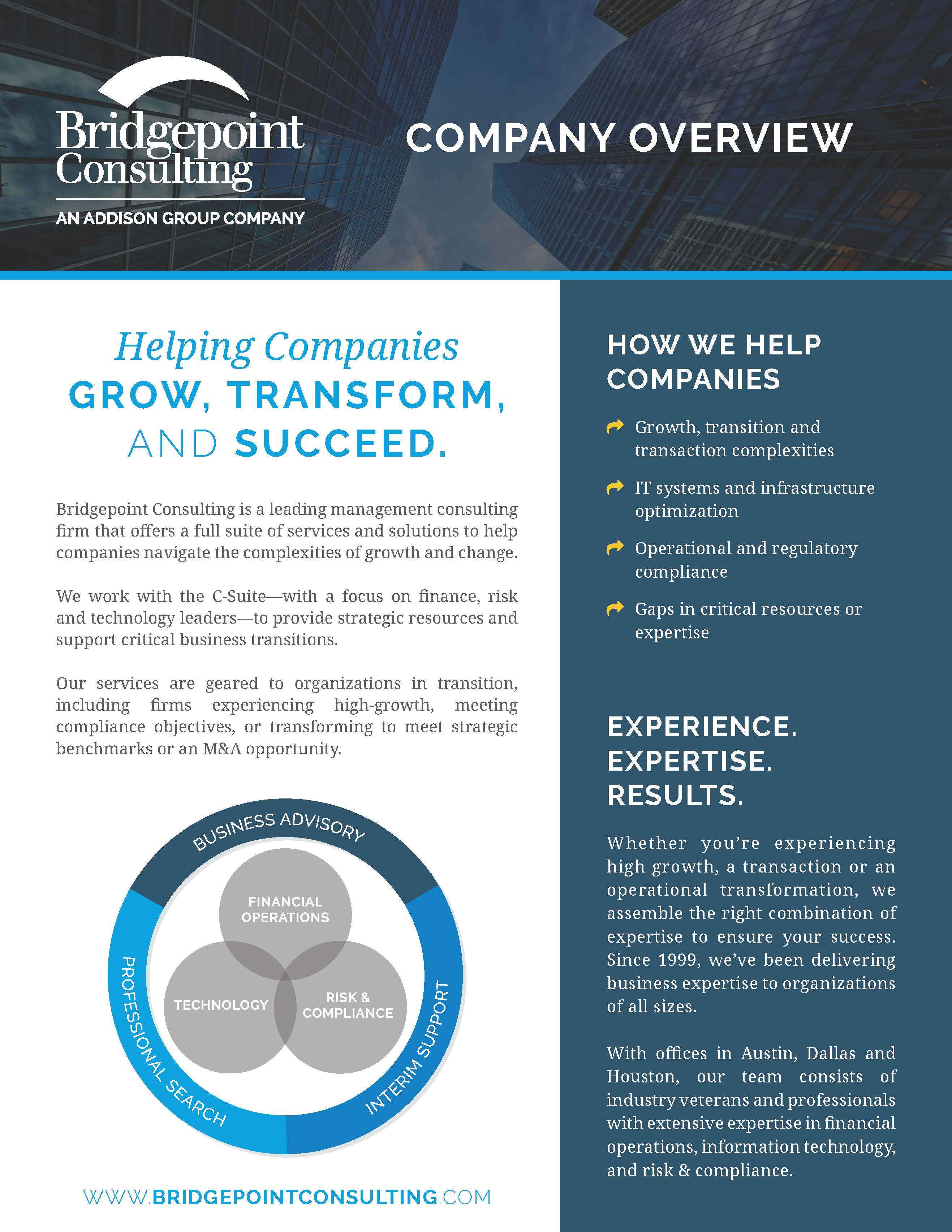 Bridgepoint Company Overview | Bridgepoint Consulting