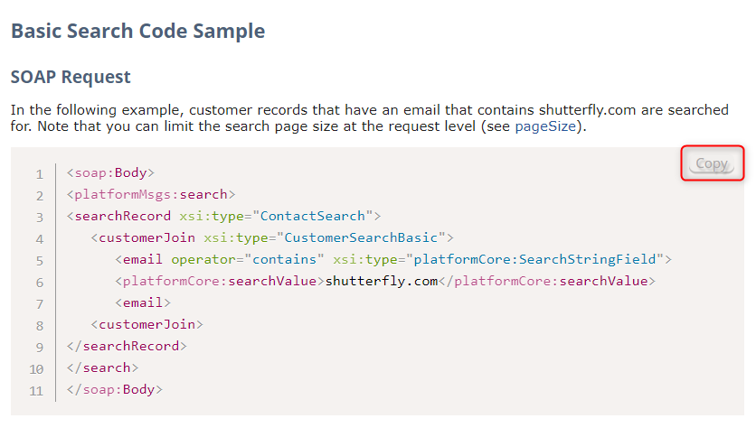 NetSuite 2020.2 - Code Sample Highlighting