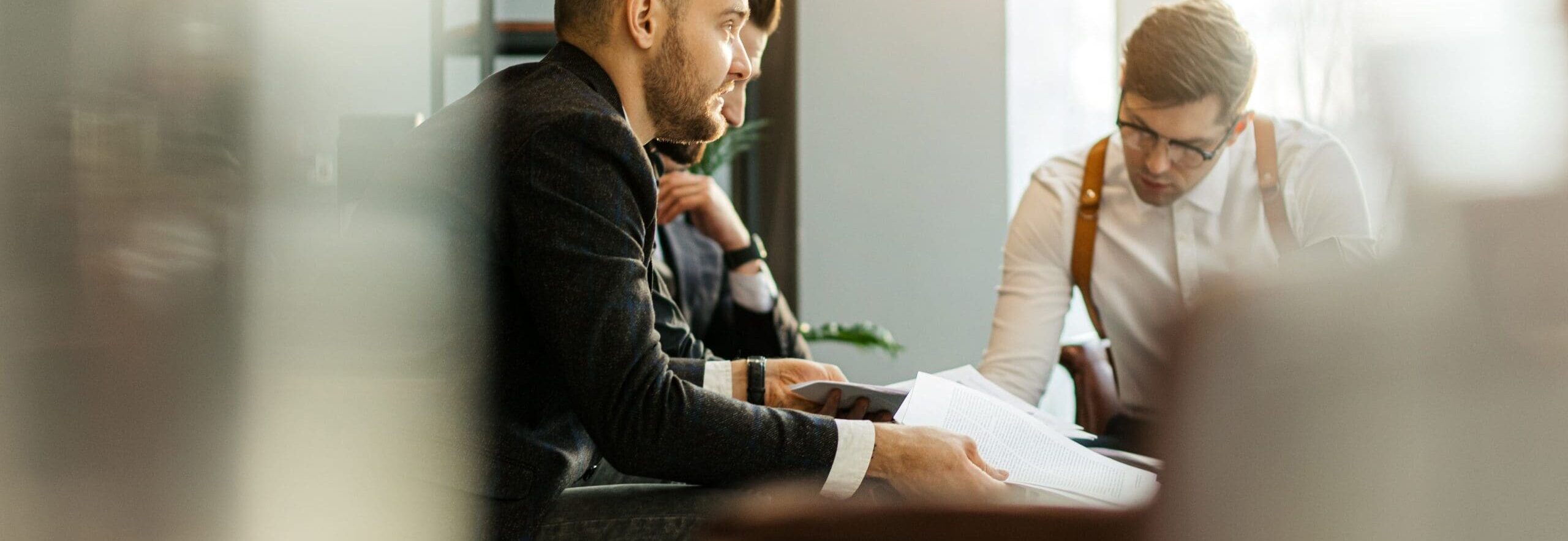 business partners coworking