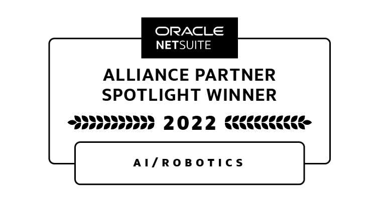Oracle NetSuite Alliance Partner Spotlight Winner 2022 Logo