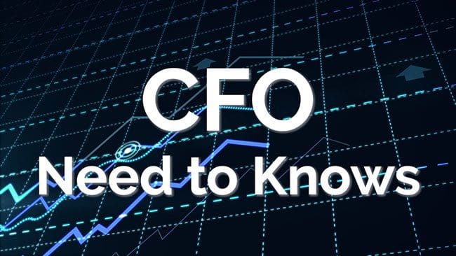 CFO Need to Knows