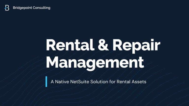 Rental & Repair Management