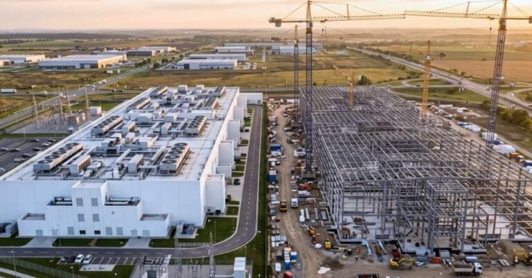 Data center under construction.